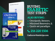 We buy diabetic test strips